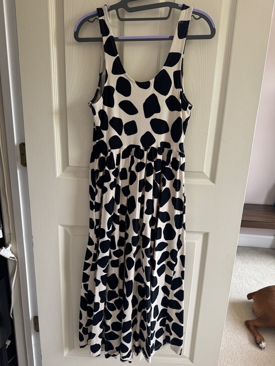 Who What Wear Dresses & Skirts - Who What Wear Black and White Spot Maxi Dress